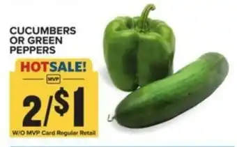 Food Lion CUCUMBERS OR GREEN PEPPERS offer