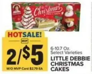 Food Lion LITTLE DEBBIE CHRISTMAS CAKES offer