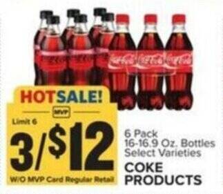 Food Lion COKE PRODUCTS offer