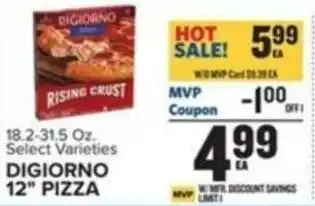 Food Lion DIGIORNO 12" PIZZA offer