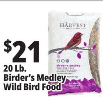 Ocean State Job Lot Harvest birder's medley wild bird food, 20 lbs offer