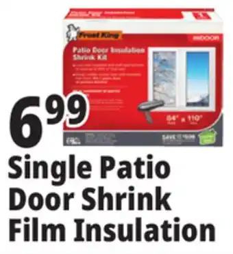 Ocean State Job Lot Frost king patio door insulation shrink kit offer