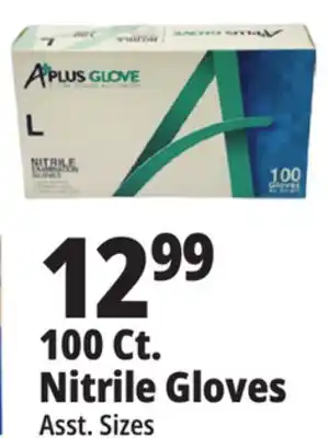 Ocean State Job Lot 100 ct. nitrile gloves offer