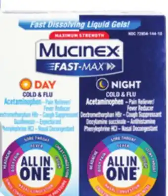 Ocean State Job Lot Mucinex fast-max cold & flu offer