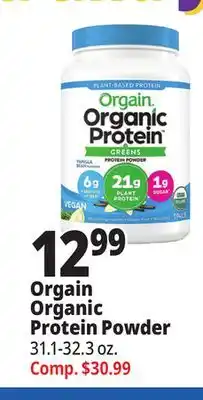 Ocean State Job Lot Orgain organic protein powder offer