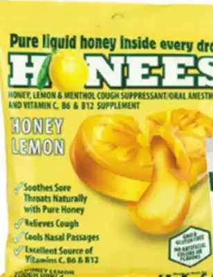 Ocean State Job Lot Honees honey menthol cough drops, 20-count offer