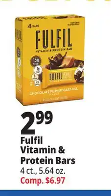 Ocean State Job Lot Fulfil vitamin & protein bars offer