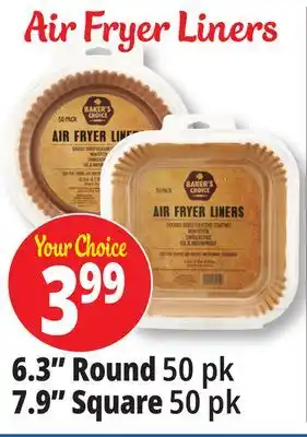 Ocean State Job Lot Air fryer liners offer