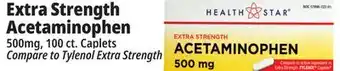 Ocean State Job Lot Health star 500 mg acetaminophen pain reliever, 100 caplets offer