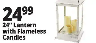 Ocean State Job Lot 24 lantern with flameless candles offer