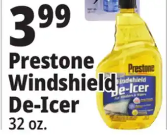 Ocean State Job Lot Prestone windshield de-icer offer