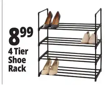 Ocean State Job Lot 4-tier shoe rack offer