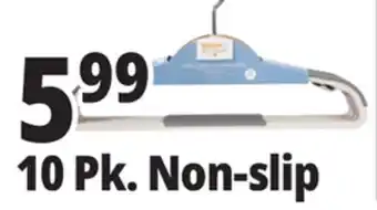 Ocean State Job Lot 10 pk. non-slip hangers offer