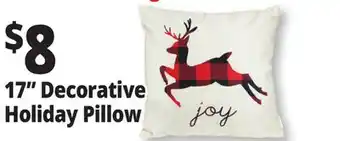 Ocean State Job Lot 17 decorative holiday pillow offer