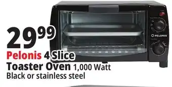 Ocean State Job Lot Pelonis 4 slice black toaster oven offer