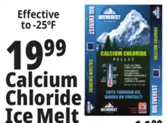 Ocean State Job Lot Calcium chloride ice melt offer