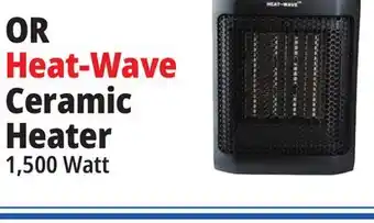 Ocean State Job Lot Heat-wave ceramic heater offer