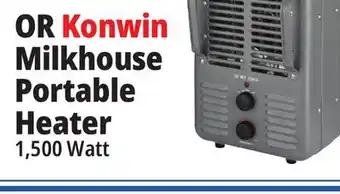 Ocean State Job Lot Konwin portable milkhouse style electric heater offer