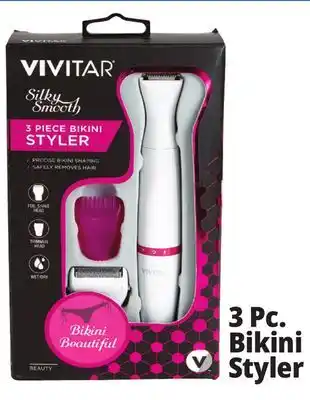 Ocean State Job Lot Vivitar silky smooth bikini styler kit offer