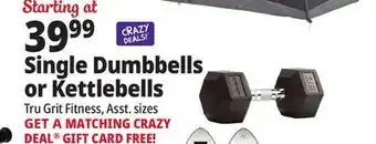 Ocean State Job Lot Single dumbbells or kettlebells offer