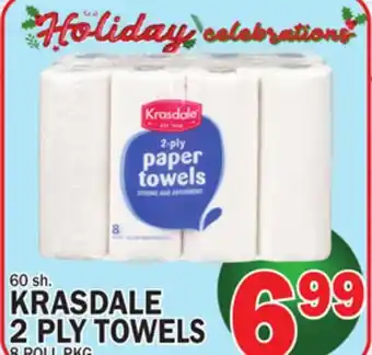 C Town Krasdale 2 ply towels offer
