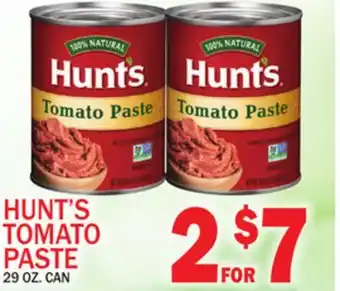 C Town Hunt's tomato paste offer