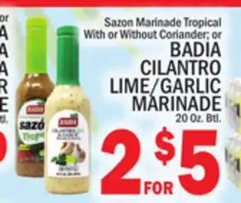 C Town Badia cilantro lime/garlic marinade offer