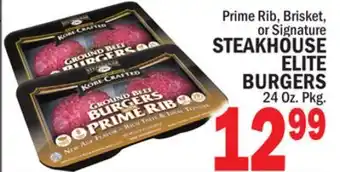 C Town Steakhouse elite burgers offer