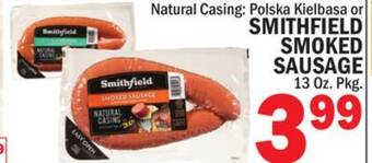 C Town Smithfield smoked smoked sausage offer