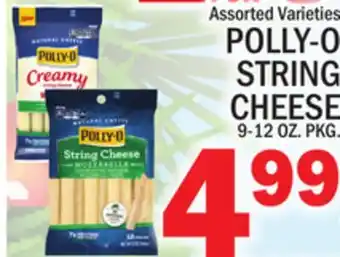 C Town Polly-o string cheese offer