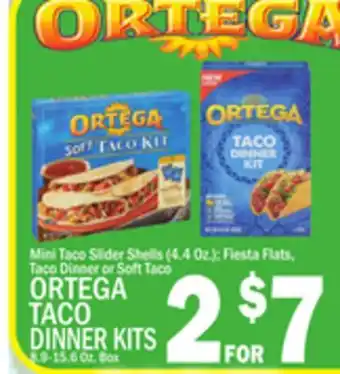 C Town Ortega taco dinner kits 8.9-15.6 oz. box offer