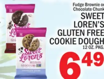 C Town Sweet loren's gluten free cookie dough offer