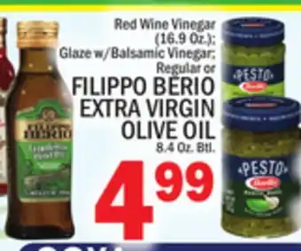 C Town Filippo berio extra virgin olive oil, 8.4 oz. btl offer