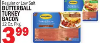 C Town Butterball turkey turkey bacon offer