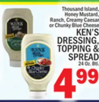 C Town Ken's dressing, topping & spread offer