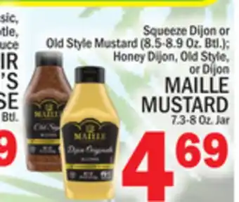 C Town Maille mustard 7.3-8 oz. jar offer