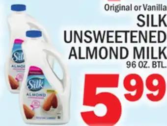 C Town Silk unsweetened almond milk offer