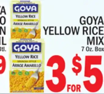 C Town Goya yellow rice mix offer