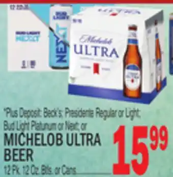 C Town Michelob ultra beer offer