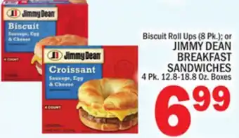 C Town Jimmy dean breakfast sandwiches offer