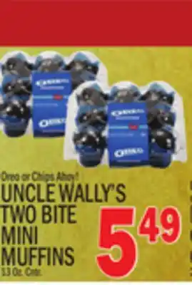 C Town Uncle wally's two bite mini muffins offer