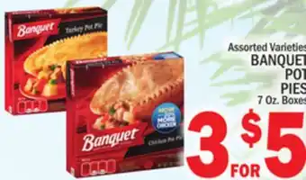 C Town Banquet pot pies offer