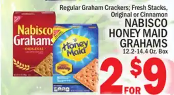 C Town Nabisco honey maid grahams offer