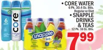 C Town Core water 6 pk. 30.4 oz. btls offer
