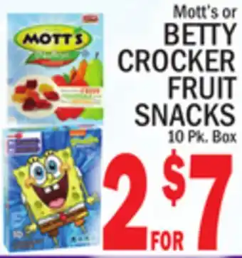 C Town Betty crocker fruit snacks offer