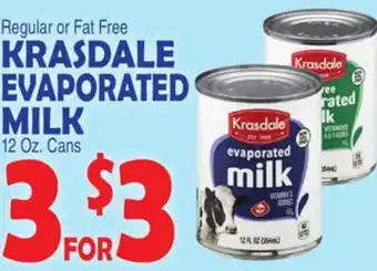 Bravo Supermarkets Krasdale evaporated milk offer
