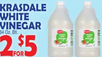 Bravo Supermarkets Krasdale white vinegar offer