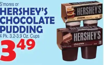 Bravo Supermarkets Hershey's chocolate pudding offer