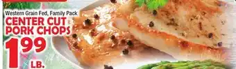 Bravo Supermarkets Center cut pork chops offer