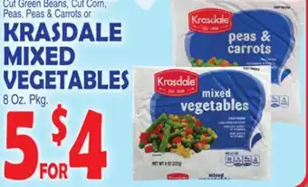 Bravo Supermarkets Krasdale mixed vegetables offer